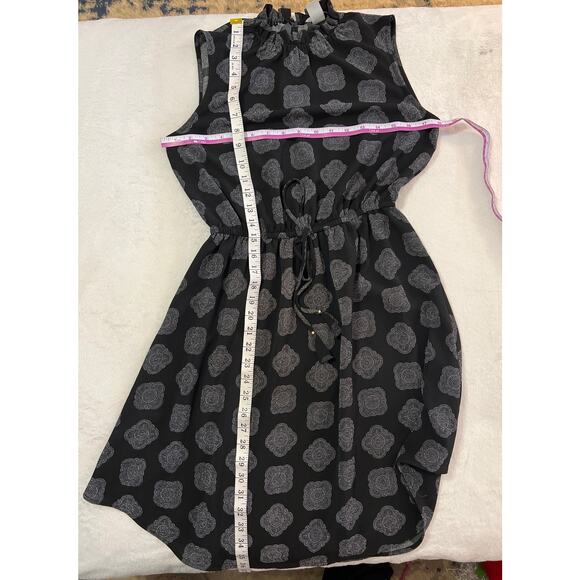 H&M Black HIgh Neck Sleeveless Black Dress size 6 - Picture 9 of 9